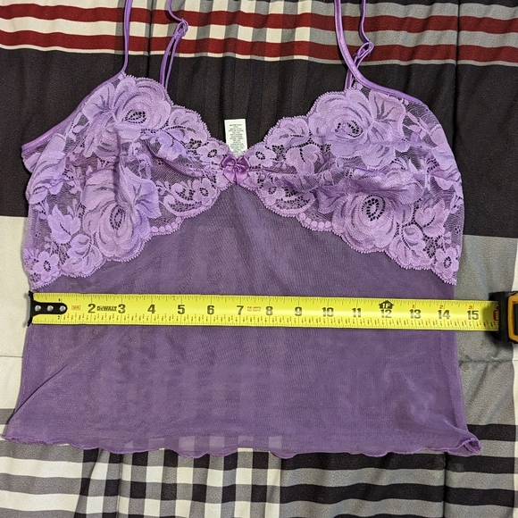 Lavender Lace Cami - Picture 4 of 4